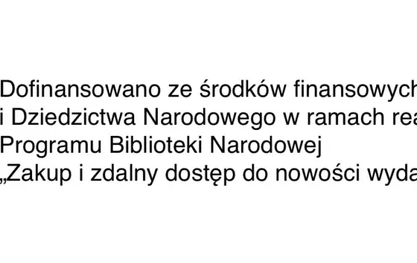 Biblioteka w Bieczu otrzymała dofinansowanie na zakup nowości wydawniczych