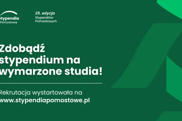 10 tys. zł na start. Ruszyła rekrutacja do 25. edycji Stypendiów Pomostowych