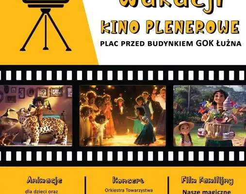 Zakończenie wakacji z kinem plenerowym w Łużnej – 29 sierpnia