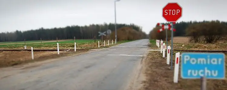 Pomiar natężenia ruchu na przejazdach kolejowych w Klęczanach i Zagórzanach