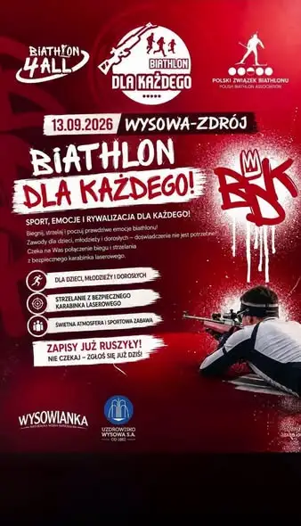 Biathlon dla Każdego w Wysowej-Zdroju – sportowa niedziela dla całych rodzin