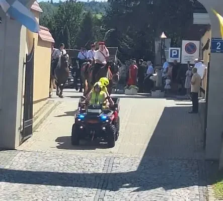 Dożynki w Bieczu: Strażacy czuwali nad bezpieczeństwem uczestników