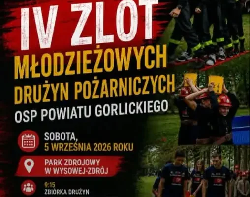 IV Zlot Młodzieżowych Drużyn Pożarniczych w Wysowej-Zdroju już w sobotę!
