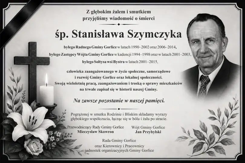 Odszedł Stanisław Szymczyk, były radny i zastępca wójta Gminy Gorlice