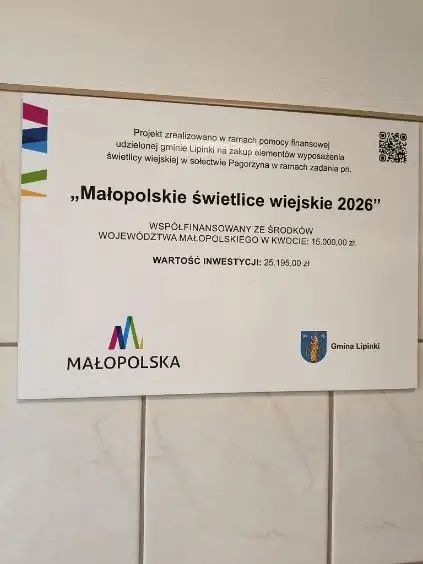 Nowe wyposażenie kuchenne w świetlicy w Pagorzynie dzięki wsparciu Województwa Małopolskiego