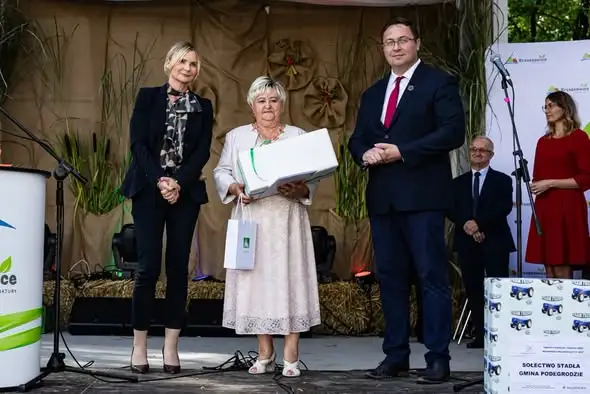 Pani Barbara Tabiś z Łużnej na podium Małopolskiego Plebiscytu na Sołtysa Roku
