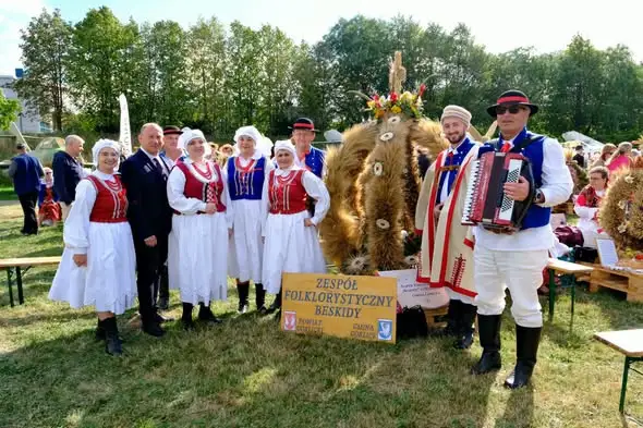 Zespół Beskidy z Gminy Gorlice wyróżniony na Dożynkach Wojewódzkich w Krakowie