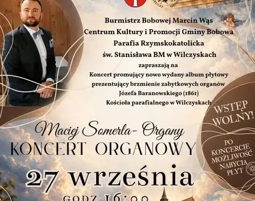 Koncert organowy w Wilczyskach – muzyczna uczta w kościele św. Stanisława