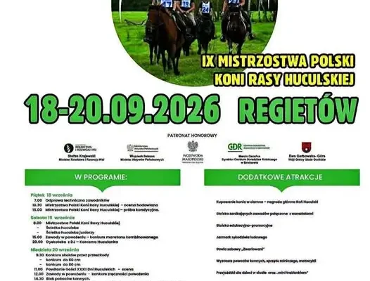 XXXII Dni Huculskie w Regietowie – święto koni i kultury Beskidu Niskiego