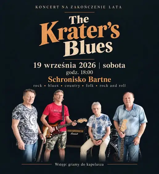 Pożegnanie lata w Schronisku Bartne – koncert The Krater’s Blues