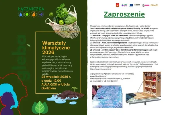 Warsztaty klimatyczne w Uściu Gorlickim – ekologia, zero waste i edukacja