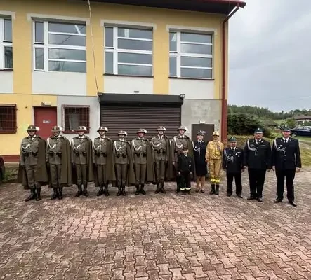 87. rocznica pacyfikacji wsi Rozdziele. Delegacja OSP Lipinki oddała hołd ofiarom
