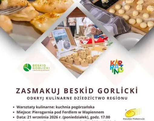 Pierwsze warsztaty kulinarne „Zasmakuj Beskid Gorlicki” już 21 września