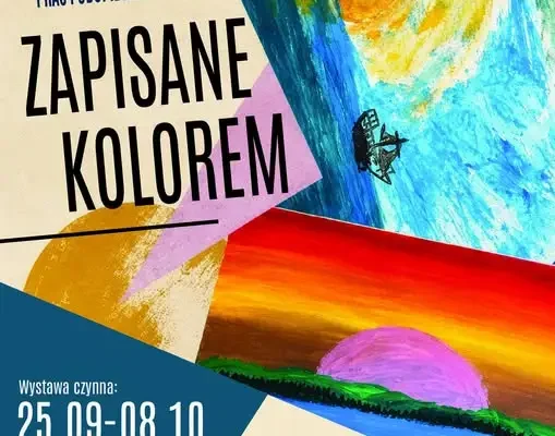 Wystawa „Zapisane kolorem” w Galerii Bielanka – prace podopiecznych OKGG