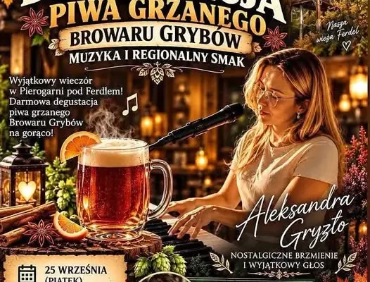 Wieczór z muzyką i piwem grzanym w Pierogarni pod Ferdlem