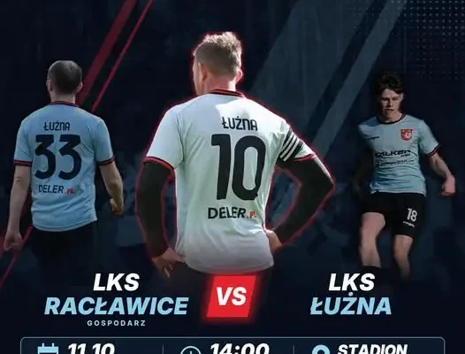LKS Racławice kontra LKS Łużna – niedzielny mecz na stadionie w Racławicach