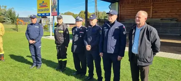 Strażacy z Gorlic i Sękowej ćwiczyli na górze Łysula