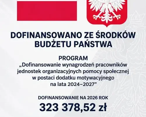 GOPS w Sękowej otrzyma ponad 323 tys. zł na dodatki motywacyjne dla pracowników