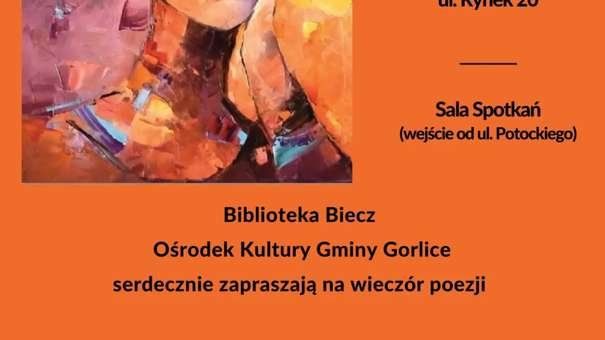 Wieczór poezji w Bieczu – Joanna Bochenek zaprasza „Szeptem”